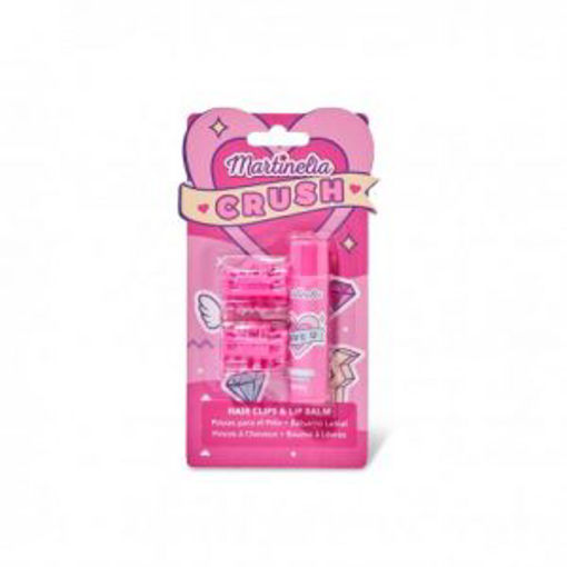 Picture of MARTINELIA HAIR CLIPS & LIP BALM PINK